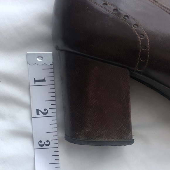 Victorian Style Alpine Dark Brown Leather Lace-Up Boots - Picture 12 of 13